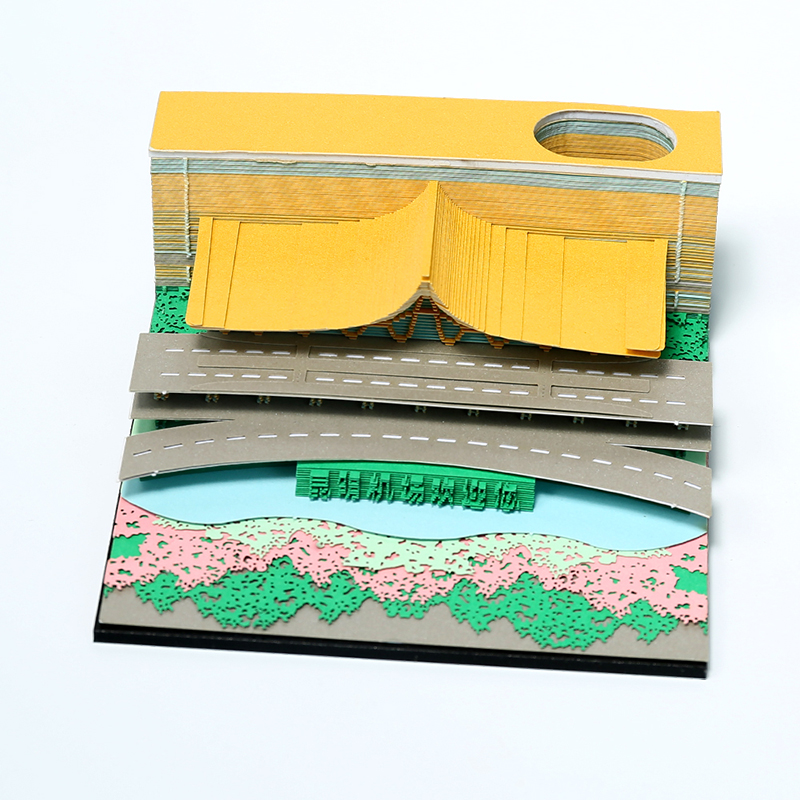 3d立体便签云南机场3d立体便签纸定制厂家