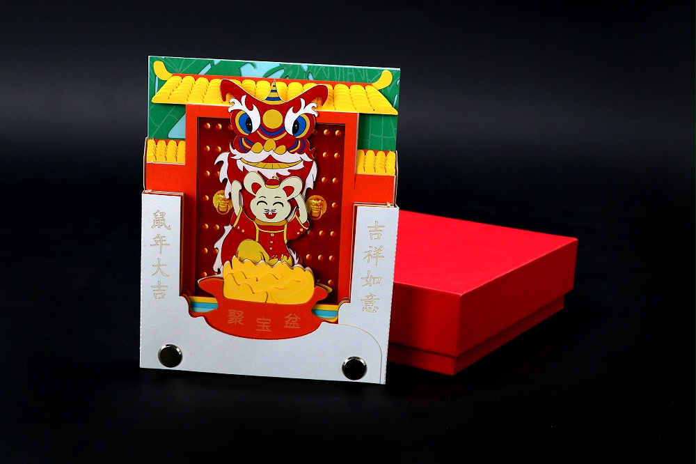 新年便签3d立体鼠年立体便签纸厂家定制